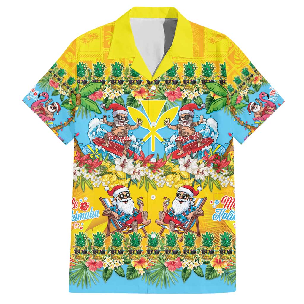 Hawaii Christmas Hawaiian Shirt Mele Kalikimaka Tropical Vibes - Polynesian Pride