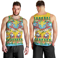Hawaii Christmas Men Tank Top Mele Kalikimaka Tropical Vibes - Polynesian Pride