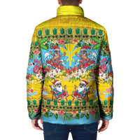Hawaii Christmas Padded Jacket Mele Kalikimaka Tropical Vibes - Polynesian Pride