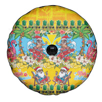 Hawaii Christmas Spare Tire Cover Mele Kalikimaka Tropical Vibes - Polynesian Pride