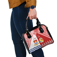 Tonga And Kiribati Shoulder Handbag Coat Of Arms Polynesian Pattern LT05 - Polynesian Pride