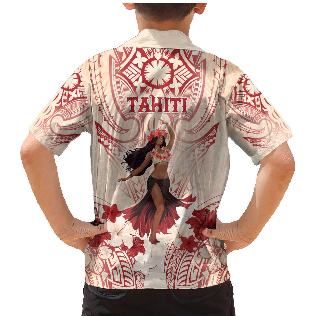 Tahiti Women's Day Family Matching Mermaid Dress and Hawaiian Shirt With Polynesian Pattern LT05 - Polynesian Pride