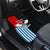 Personalised West Papua Car Mats Polynesian Pattern With Coat Of Arms