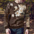 Samoa Siapo Pattern With Brown Hibiscus Ugly Christmas Sweater