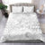 Samoa Siapo Pattern With White Hibiscus Bedding Set