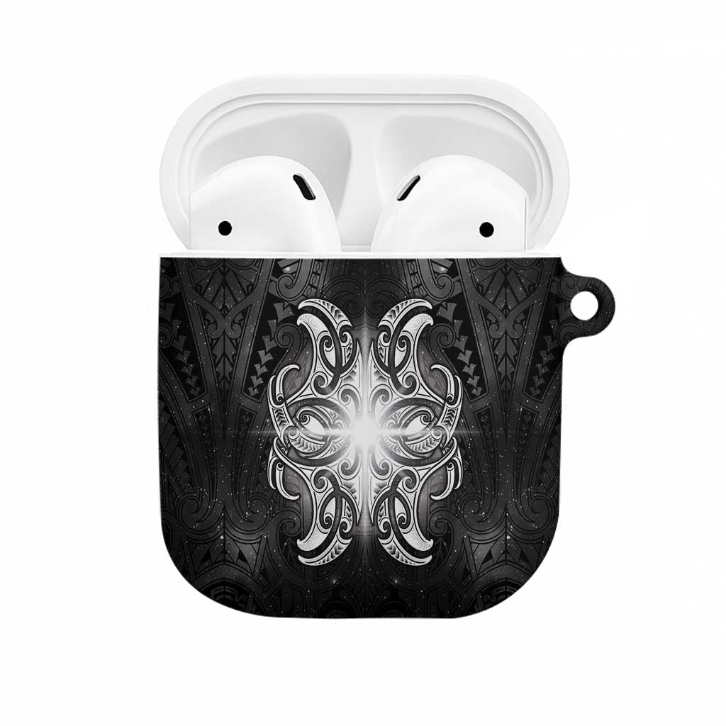 New Zealand Matariki AirPods Case Maori Moko Black Galaxy