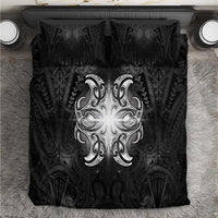 New Zealand Matariki Bedding Set Maori Moko Black Galaxy
