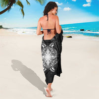 New Zealand Matariki Sarong Maori Moko Black Galaxy