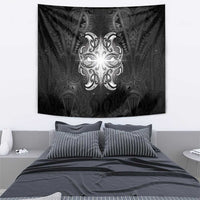 New Zealand Matariki Tapestry Maori Moko Black Galaxy