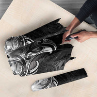 New Zealand Matariki Umbrella Maori Moko Black Galaxy LT05 - Polynesian Pride