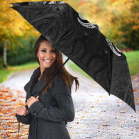 New Zealand Matariki Umbrella Maori Moko Black Galaxy LT05 - Polynesian Pride