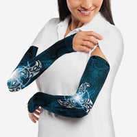 New Zealand Matariki Waita Arm Sleeves Maori Moko Dark Blue Galaxy