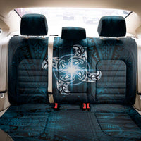 New Zealand Matariki Waita Back Car Seat Cover Maori Moko Dark Blue Galaxy