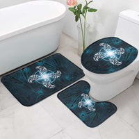 New Zealand Matariki Waita Bathroom Set Maori Moko Dark Blue Galaxy LT05 - Polynesian Pride