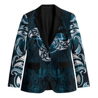 New Zealand Matariki Waita Blazer Maori Moko Dark Blue Galaxy