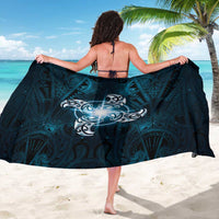 New Zealand Matariki Waita Sarong Maori Moko Dark Blue Galaxy LT05 - Polynesian Pride