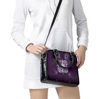 New Zealand Matariki Waipunarangi Shoulder Handbag Maori Moko Purple Galaxy LT05 - Polynesian Pride