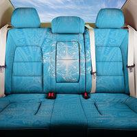 New Zealand Matariki Waiti Back Car Seat Cover Maori Moko Cyan Galaxy LT05 One Size Cyan - Polynesian Pride