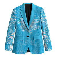 New Zealand Matariki Waiti Blazer Maori Moko Cyan Galaxy