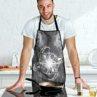 New Zealand Matariki Ururangi Apron Maori Moko Grey Galaxy