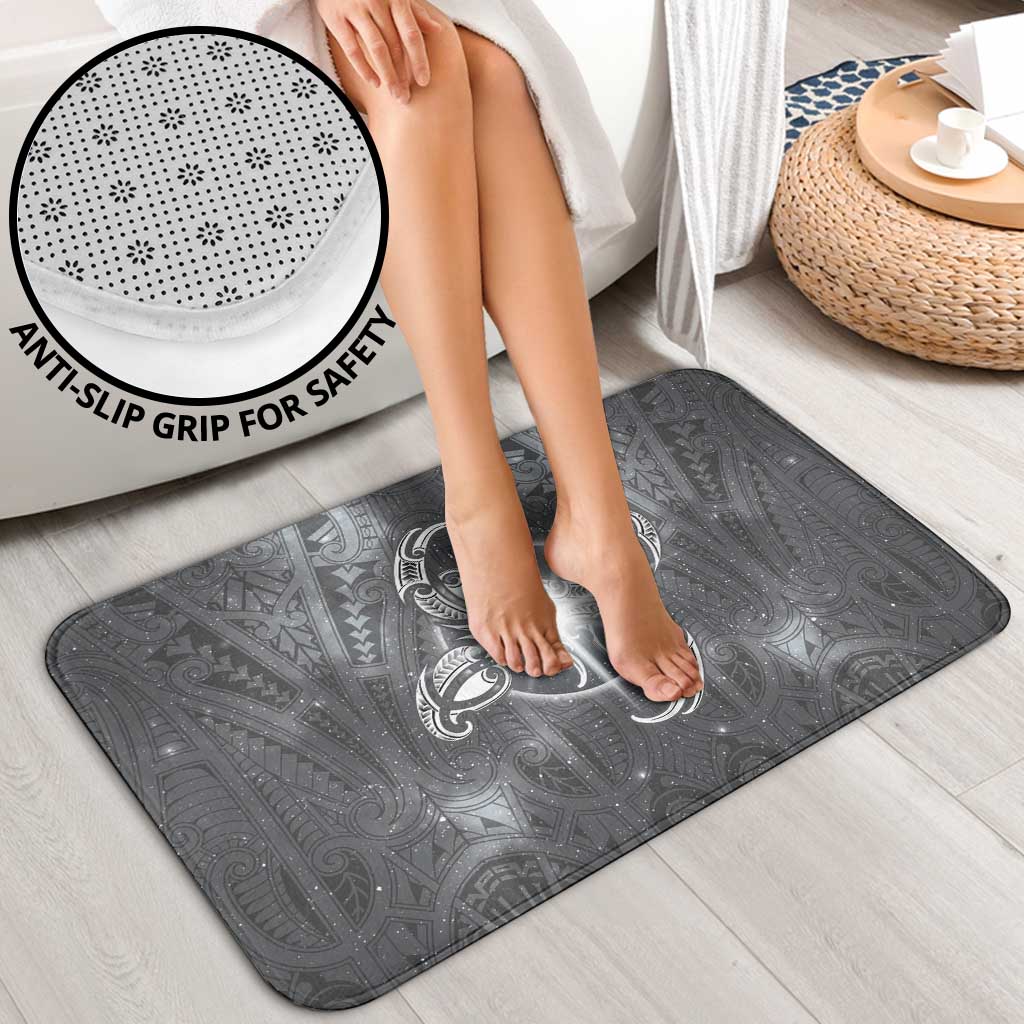 New Zealand Matariki Ururangi Bathroom Set Maori Moko Grey Galaxy