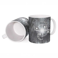 New Zealand Matariki Ururangi Ceramic Mug Maori Moko Grey Galaxy LT05 - Polynesian Pride