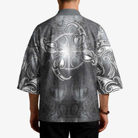 New Zealand Matariki Ururangi Kimono Maori Moko Grey Galaxy LT05 - Polynesian Pride