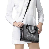 New Zealand Matariki Ururangi Shoulder Handbag Maori Moko Grey Galaxy LT05 - Polynesian Pride