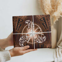 New Zealand Matariki Tupuanuku Wrapping Paper Maori Moko Brown Galaxy LT05 - Polynesian Pride