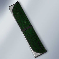 New Zealand Matariki Tupuarangi Auto Sun Shade Maori Moko Green Galaxy