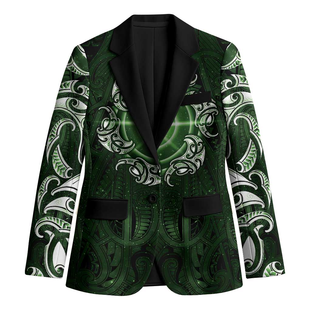 New Zealand Matariki Tupuarangi Blazer Maori Moko Green Galaxy