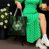New Zealand Matariki Tupuarangi Tote Bag Maori Moko Green Galaxy LT05 - Polynesian Pride
