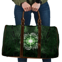 New Zealand Matariki Tupuarangi Travel Bag Maori Moko Green Galaxy LT05 Green - Polynesian Pride