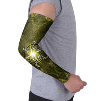 New Zealand Matariki Hiwaiterangi Arm Sleeves Maori Moko Yellow Galaxy LT05 - Polynesian Pride