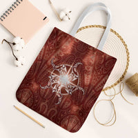 New Zealand Matariki Pohutukawa Tote Bag Maori Moko Red Galaxy