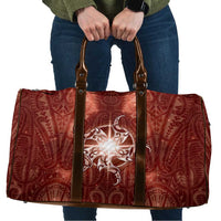 New Zealand Matariki Pohutukawa Travel Bag Maori Moko Red Galaxy LT05 Red - Polynesian Pride
