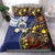 Samoa And Australia Together Bedding Set Aboriginal Mix Polynesian