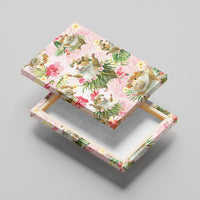 Hawaii Guinea Hula Pig Canvas Wall Art Funny Tropical Style