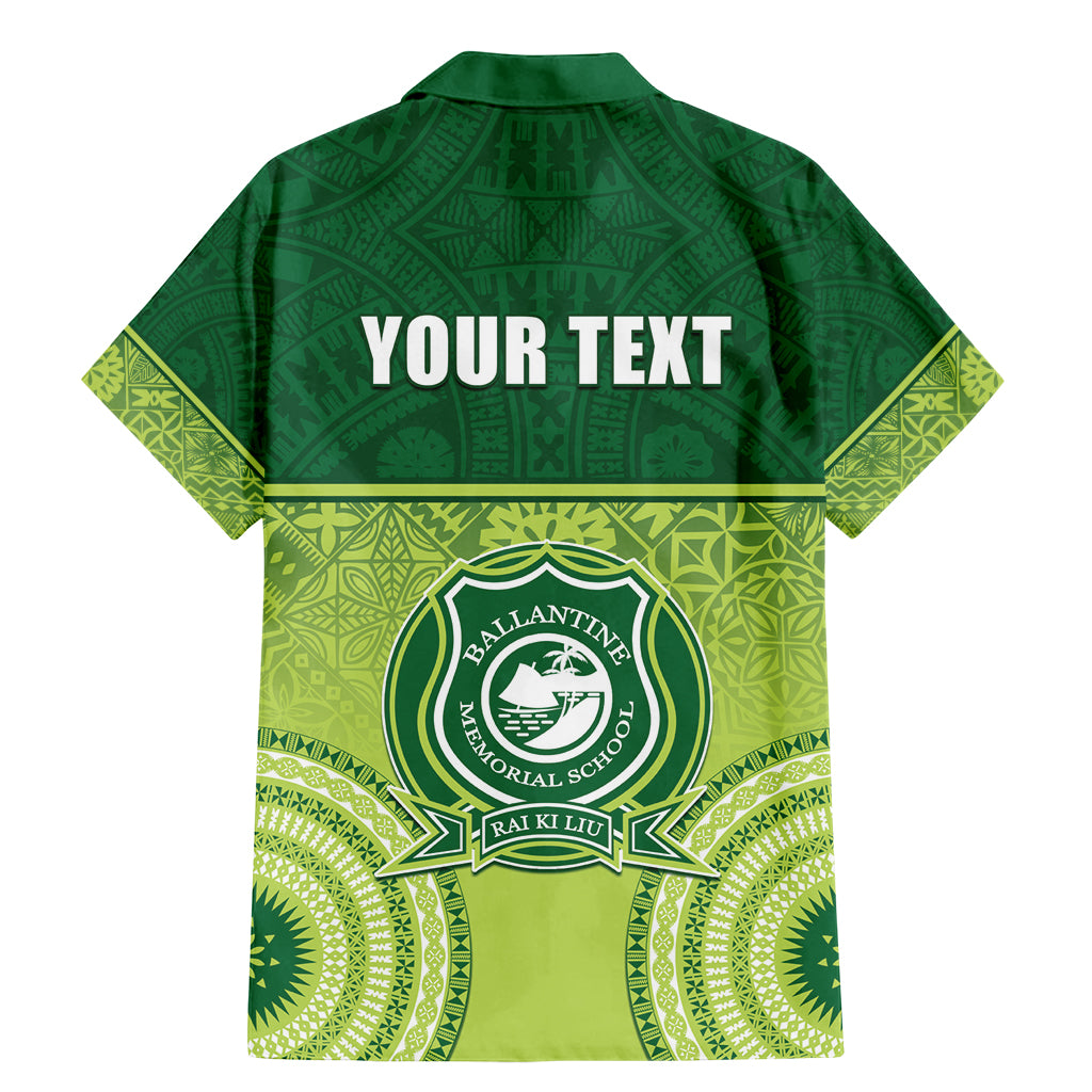 Personalised Ballantine Memorial School Family Matching Mermaid Dress and Hawaiian Shirt With Fijian Tapa Pattern