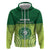 Personalised Ballantine Memorial School Hoodie With Fijian Tapa Pattern