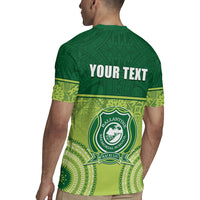 Personalised Ballantine Memorial School Rugby Jersey With Fijian Tapa Pattern