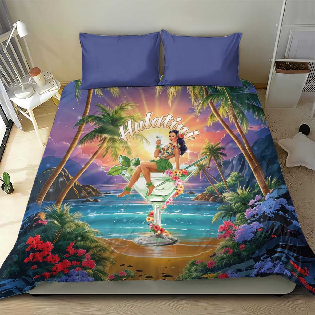 Aloha Hawaii Bedding Set Hula Martini Tropical Vibes - Polynesian Pride