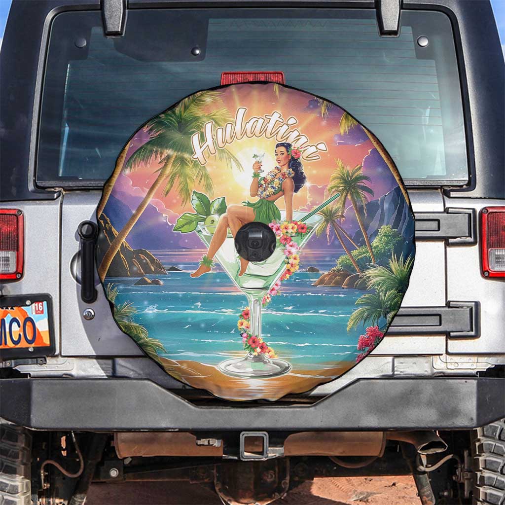 Aloha Hawaii Spare Tire Cover Hula Martini Tropical Vibes - Polynesian Pride