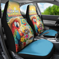 Hawaii Parrot Car Seat Cover Im Not Waiting Till 5 Oclock - Polynesian Pride