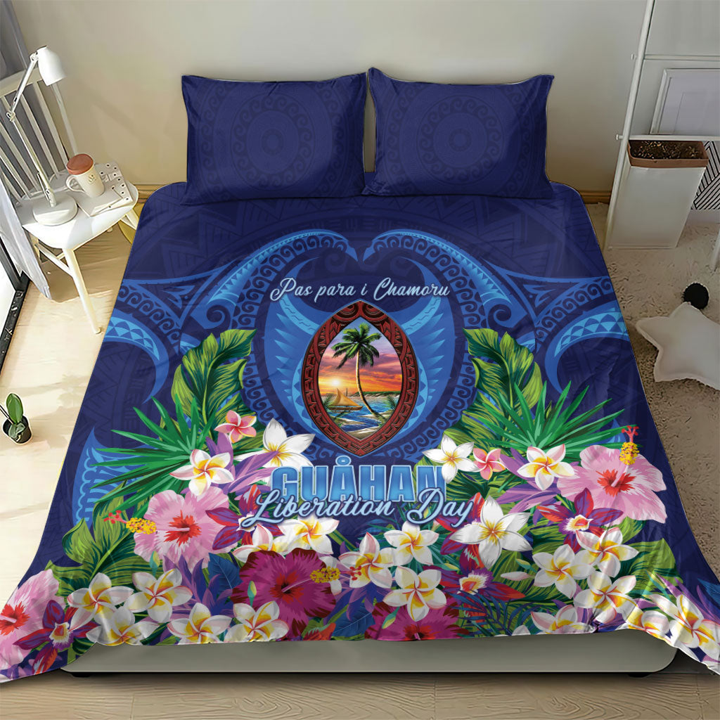 Guam Liberation Day Bedding Set Pas Para I Chamoru