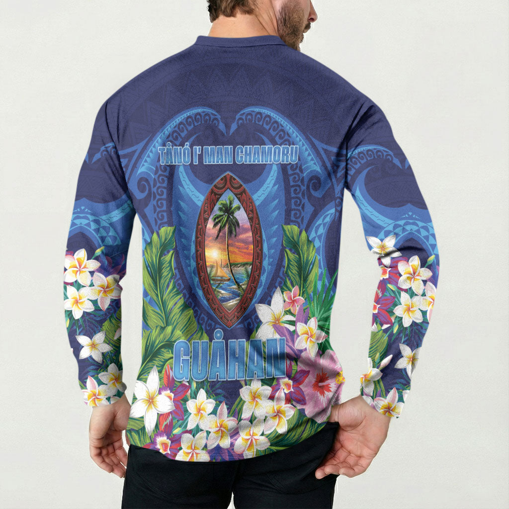 Guam Liberation Day Button Sweatshirt Pas Para I Chamoru