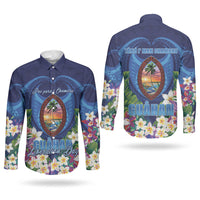 Guam Liberation Day Couples Matching Tank Maxi Dress and Long Sleeve Button Shirt Pas Para I Chamoru