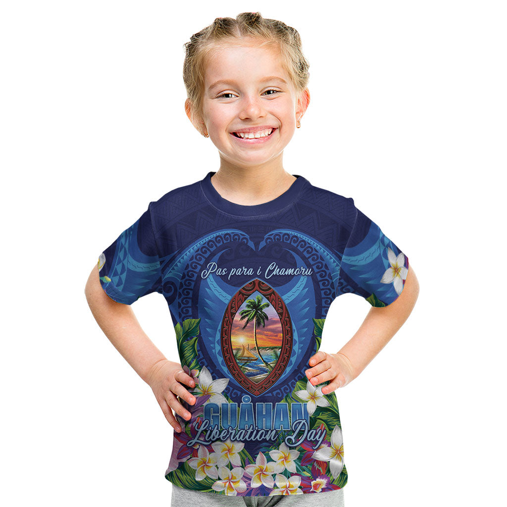 Guam Liberation Day Kid T Shirt Pas Para I Chamoru