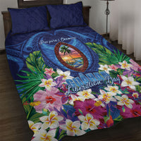 Guam Liberation Day Quilt Bed Set Pas Para I Chamoru