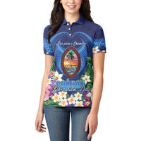Guam Liberation Day Women Polo Shirt Pas Para I Chamoru